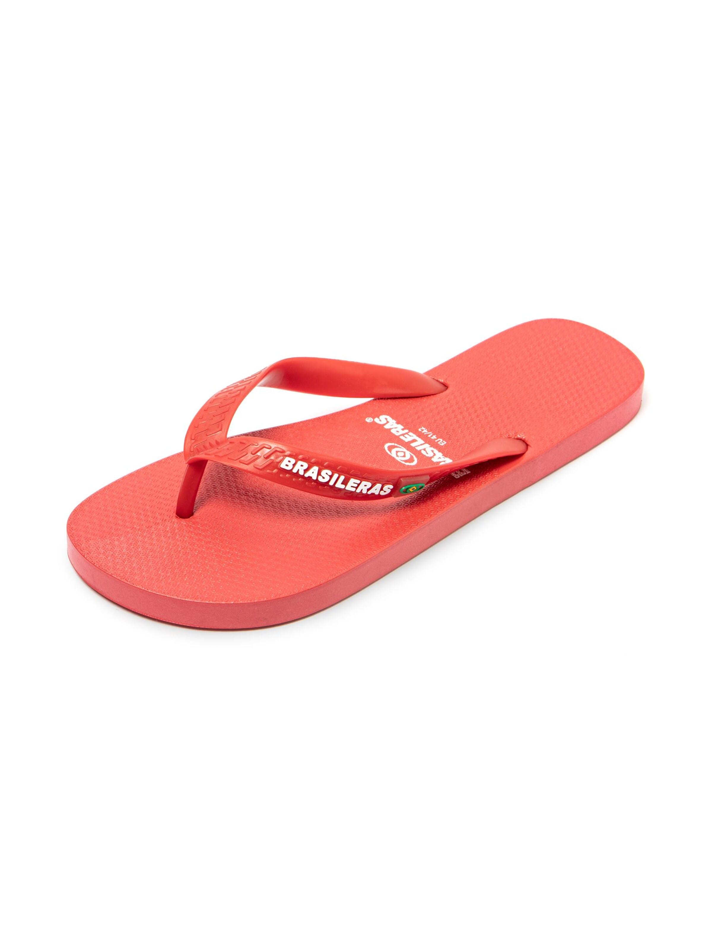 Brasileras Beach & Pool Shoes 'Classic Pro M' in Red: front