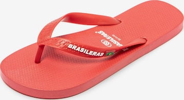 Brasileras Beach & Pool Shoes 'Classic Pro M' in Red: front