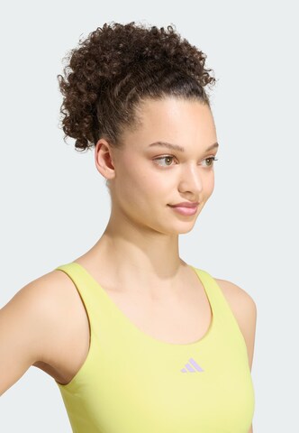 ADIDAS PERFORMANCE Бюстие Спортен топ 'Studio All Me' в жълто