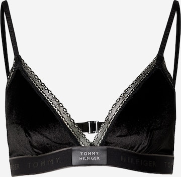 Tommy Hilfiger Underwear Triangel BH in Zwart: voorkant