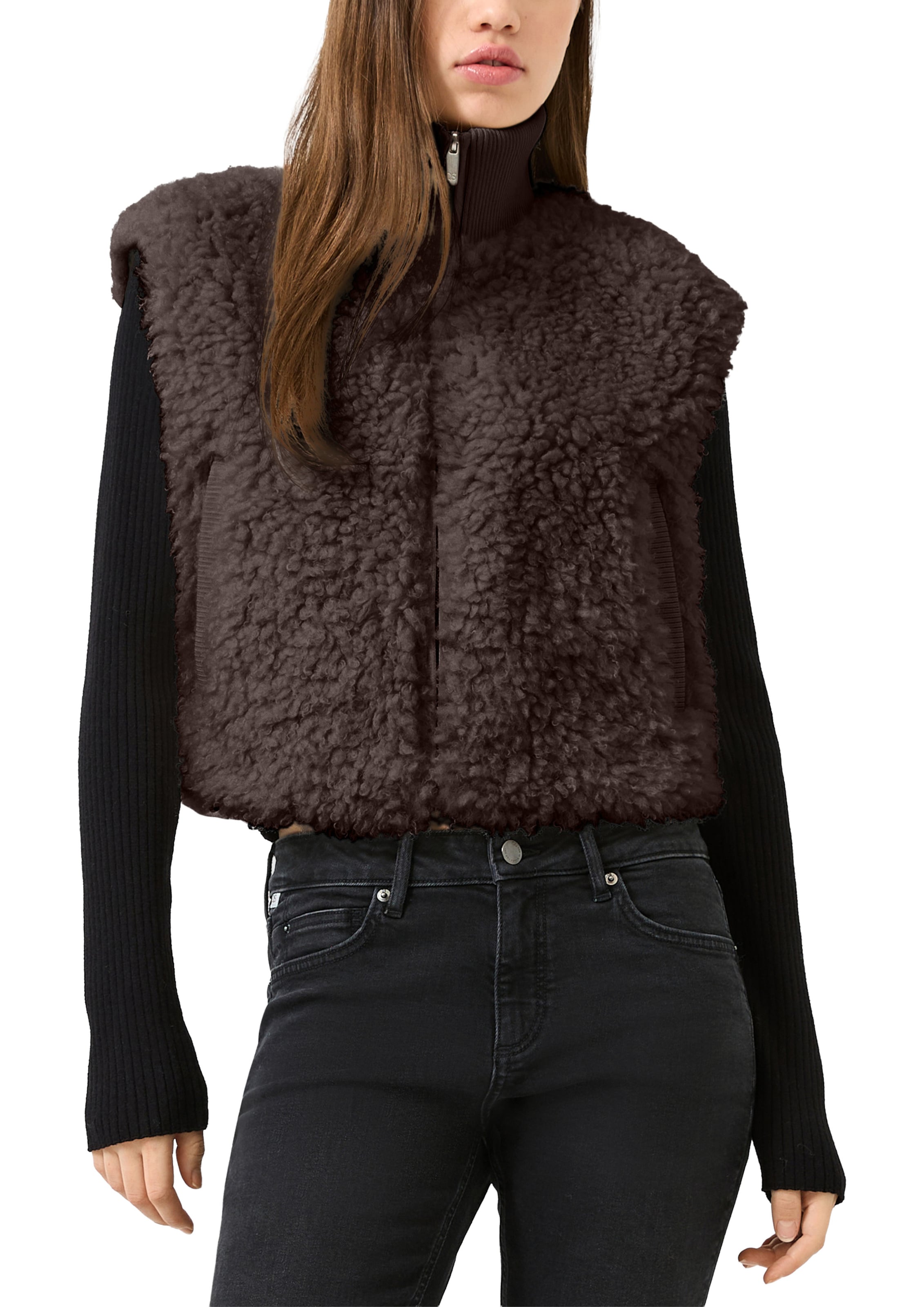 Gilet QS en marron