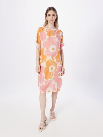 Marimekko - Vestido 'Majus Unikko' en blanco: frente