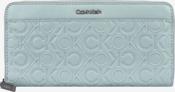 Calvin Klein Wallet in Blue: front