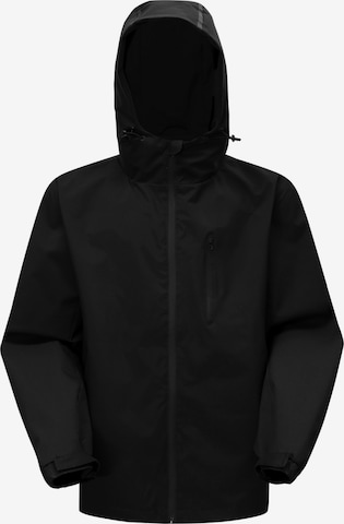 YOUTHUP Outdoor jacket 'Kompakt' in Black: front
