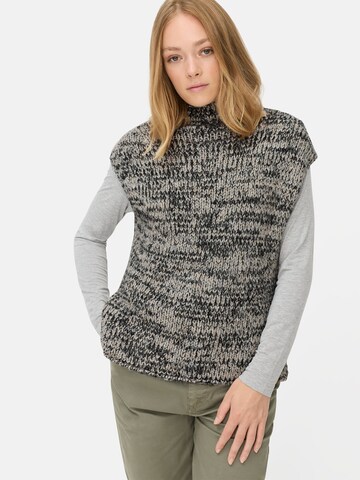 CAMEL ACTIVE Strickpullunder mit Stehkragen in Grau: Vorderseite