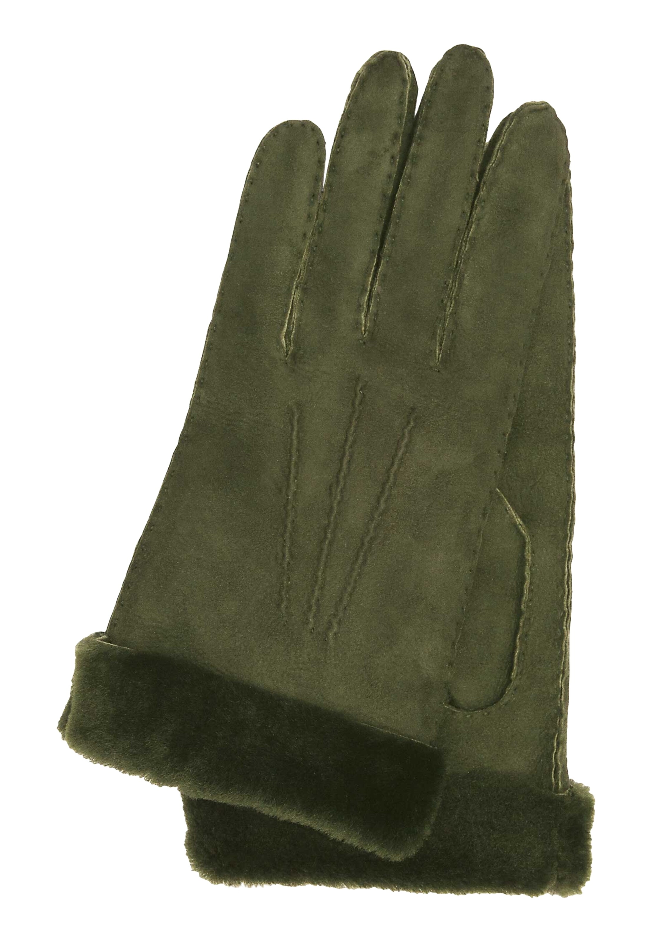 KESSLER Lederhandschuhe 'ILVY' in Grün: Vorderseite