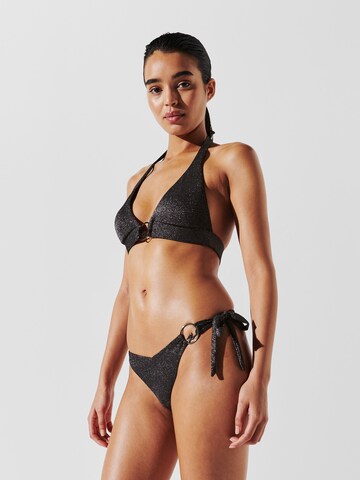 Slip bikini di Karl Lagerfeld in nero: frontale