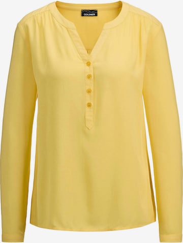 Goldner Bluse in Gelb: Vorderseite