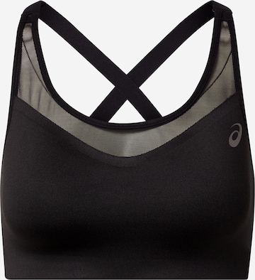 ASICS Bustier Sport-BH in Schwarz: predná strana