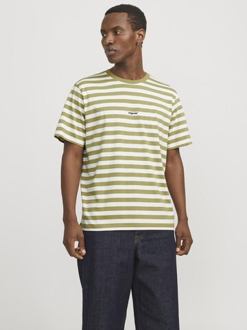 T-Shirt JACK & JONES en vert : devant