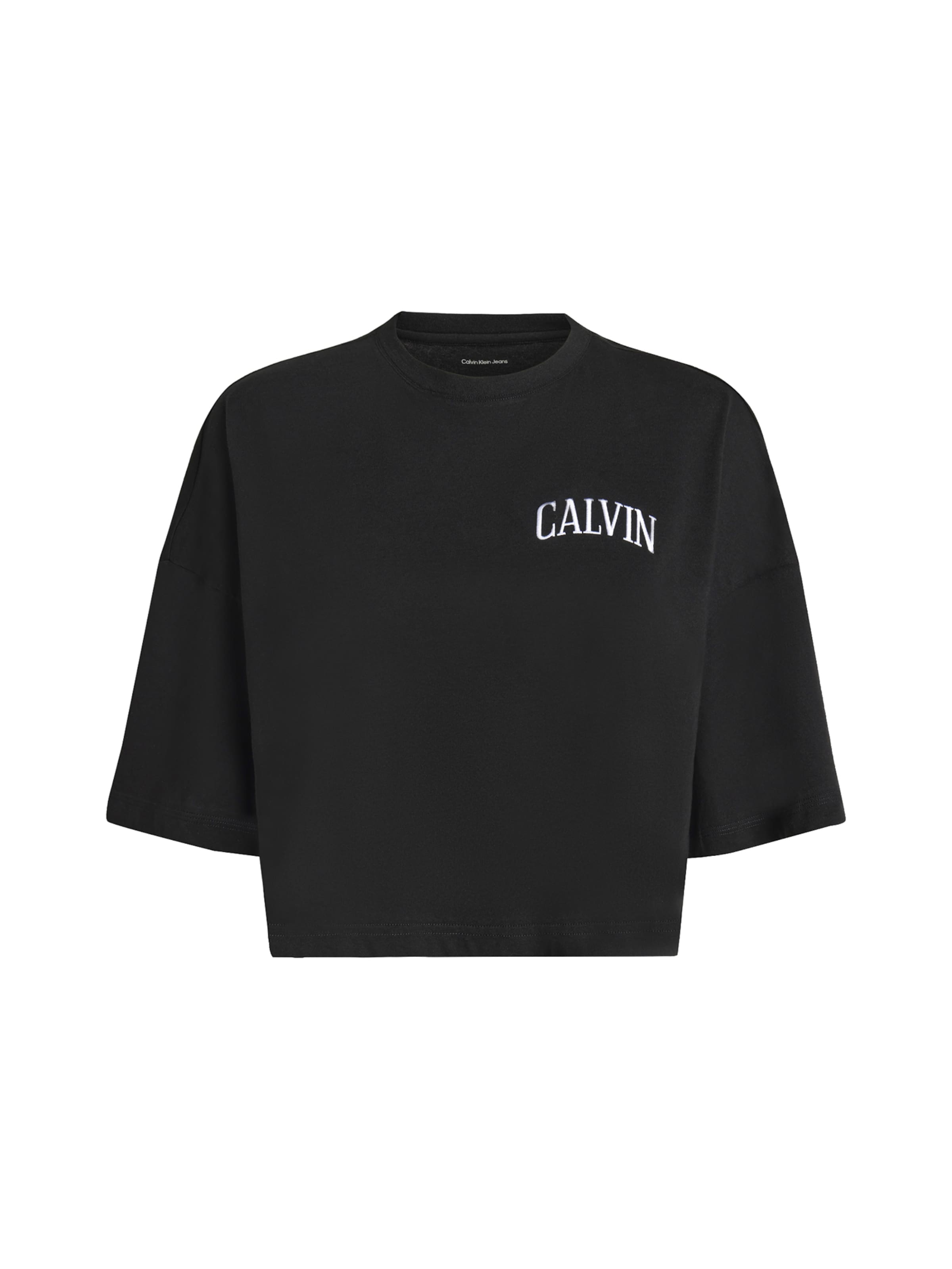 melns Calvin Klein Jeans T-Krekls: no priekšpuses