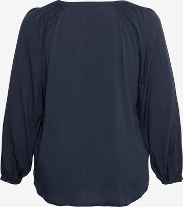 ONLY Carmakoma Blouse 'Kria' in Blauw