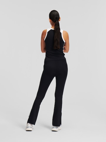 Karl Lagerfeld regular Leggings i sort