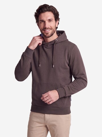 salzhaut Sweatshirt 'Heff' in Brown: front