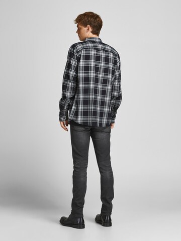 JACK & JONES - Skinny Calças de ganga 'Glenn' em preto