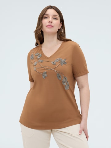 Fiorella Rubino - Camiseta en marrón
