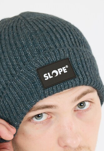 SLOPE Mütze 'Andi' in Blau: Vorderseite