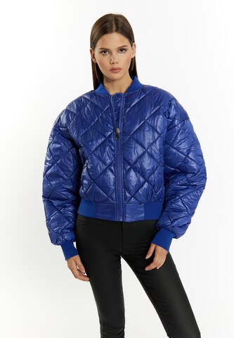 myMo ROCKS Between-Season Jacket in Blue: front