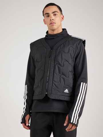 ADIDAS SPORTSWEAR Спортивная жилетка 'Nuganic' в Черный: спереди