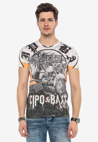 CIPO & BAXX Shirt in Gemengde kleuren: voorkant