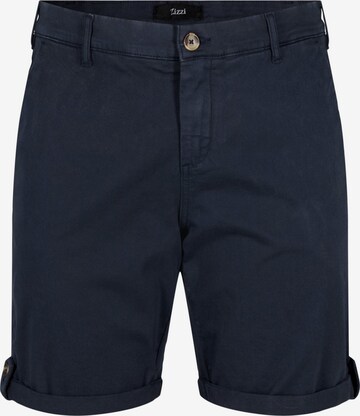 Zizzi Regular Broek 'Jdarla' in Blauw: voorkant