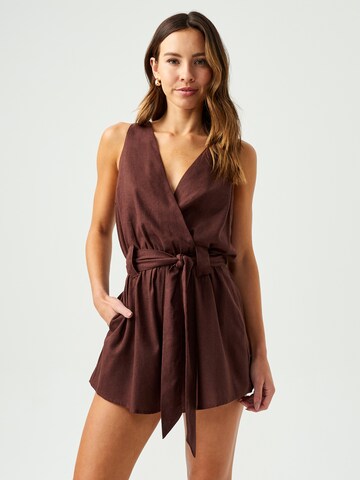 St MRLO Jumpsuit 'KARA' in Brown: front