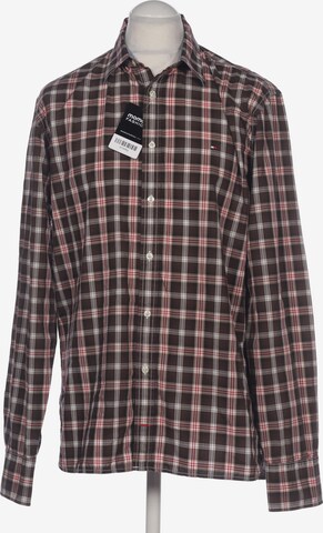 TOMMY HILFIGER Button Up Shirt in L in Brown: front