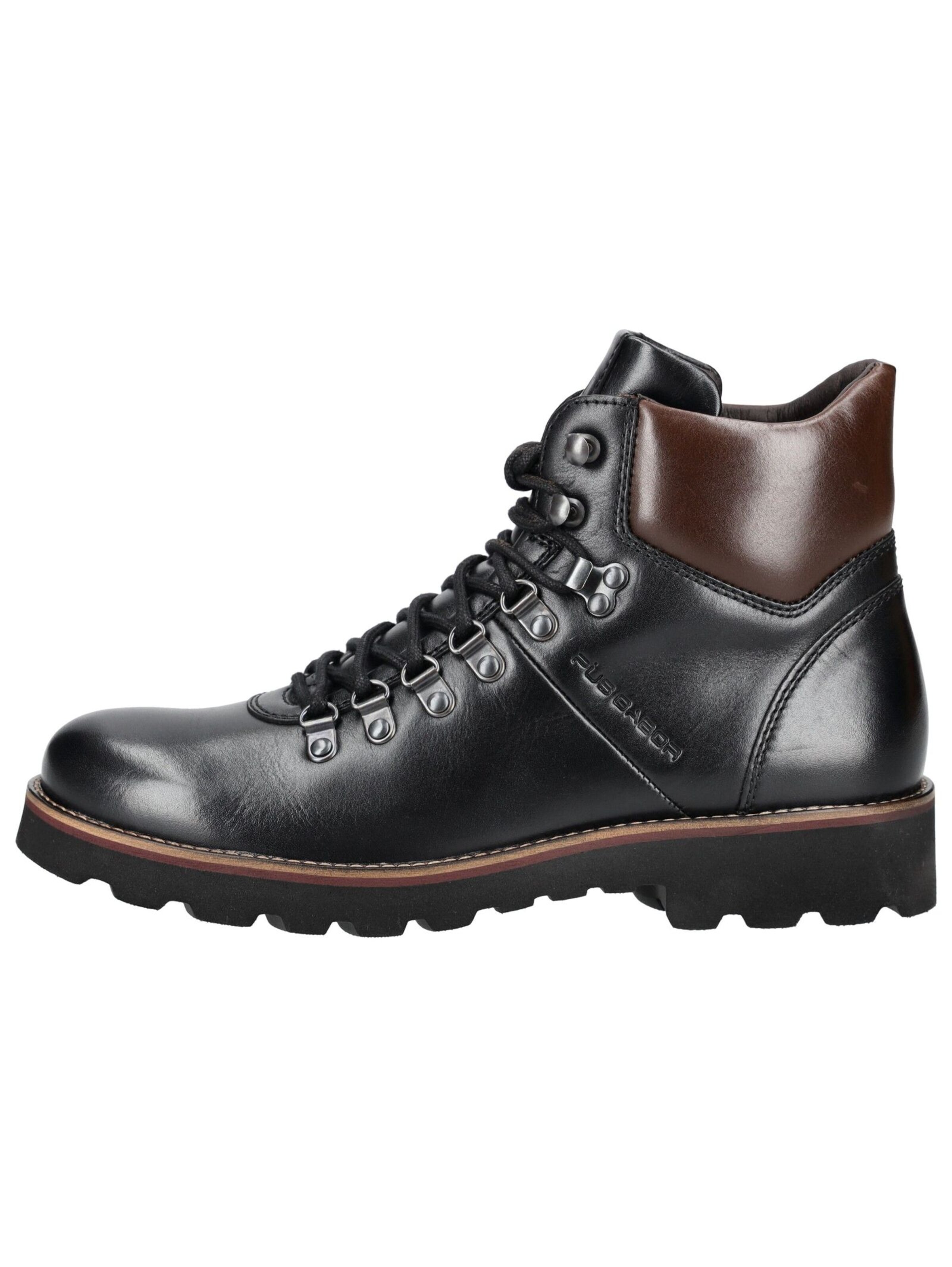 Boots stringati di Pius Gabor in nero