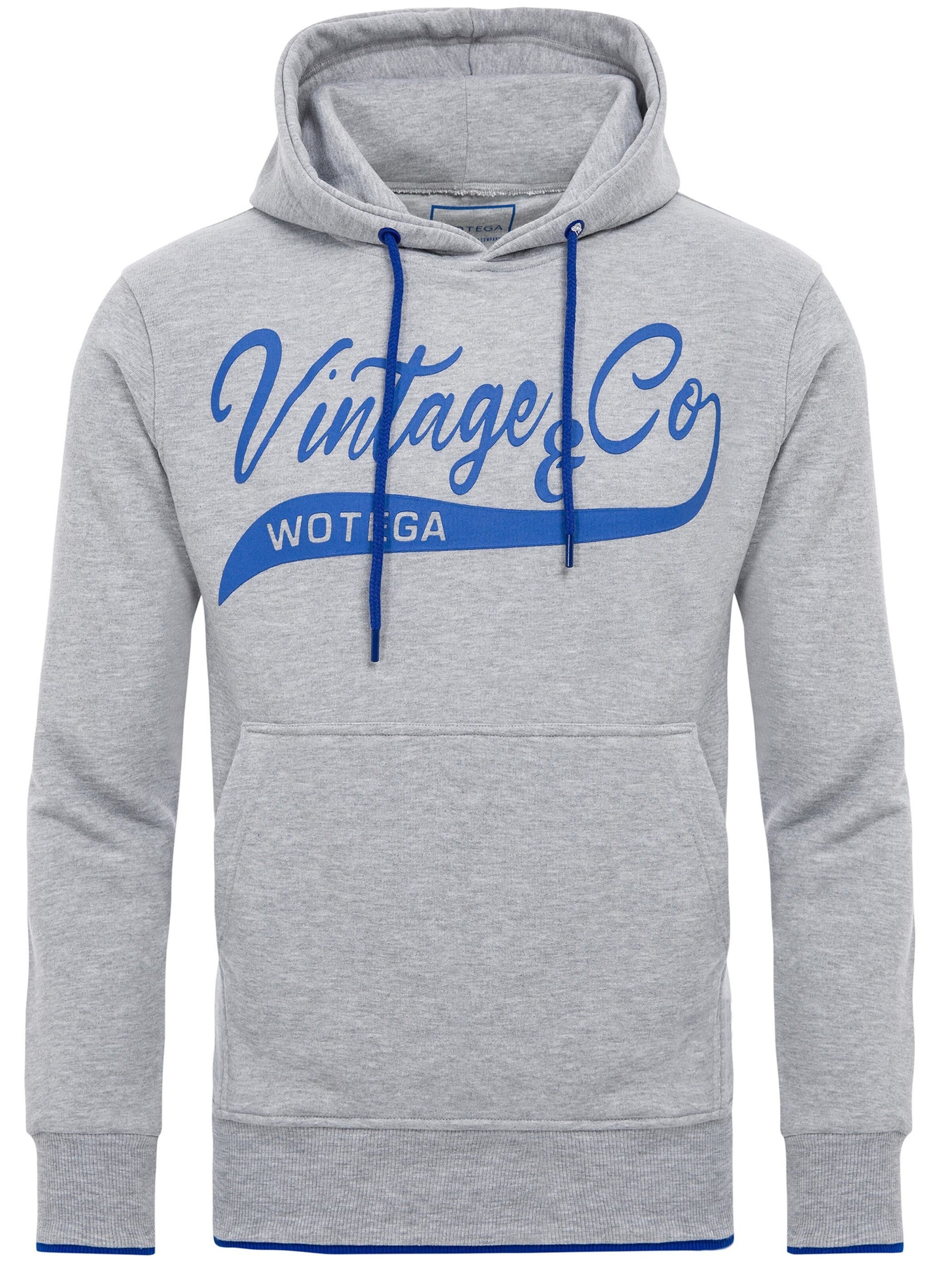WOTEGA Sweatshirt 'WT Star'‌‌ in Grau: Vorderseite