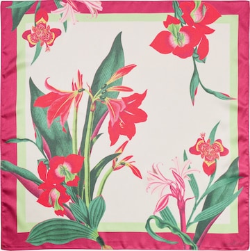 love & roses Shawl in Beige: front