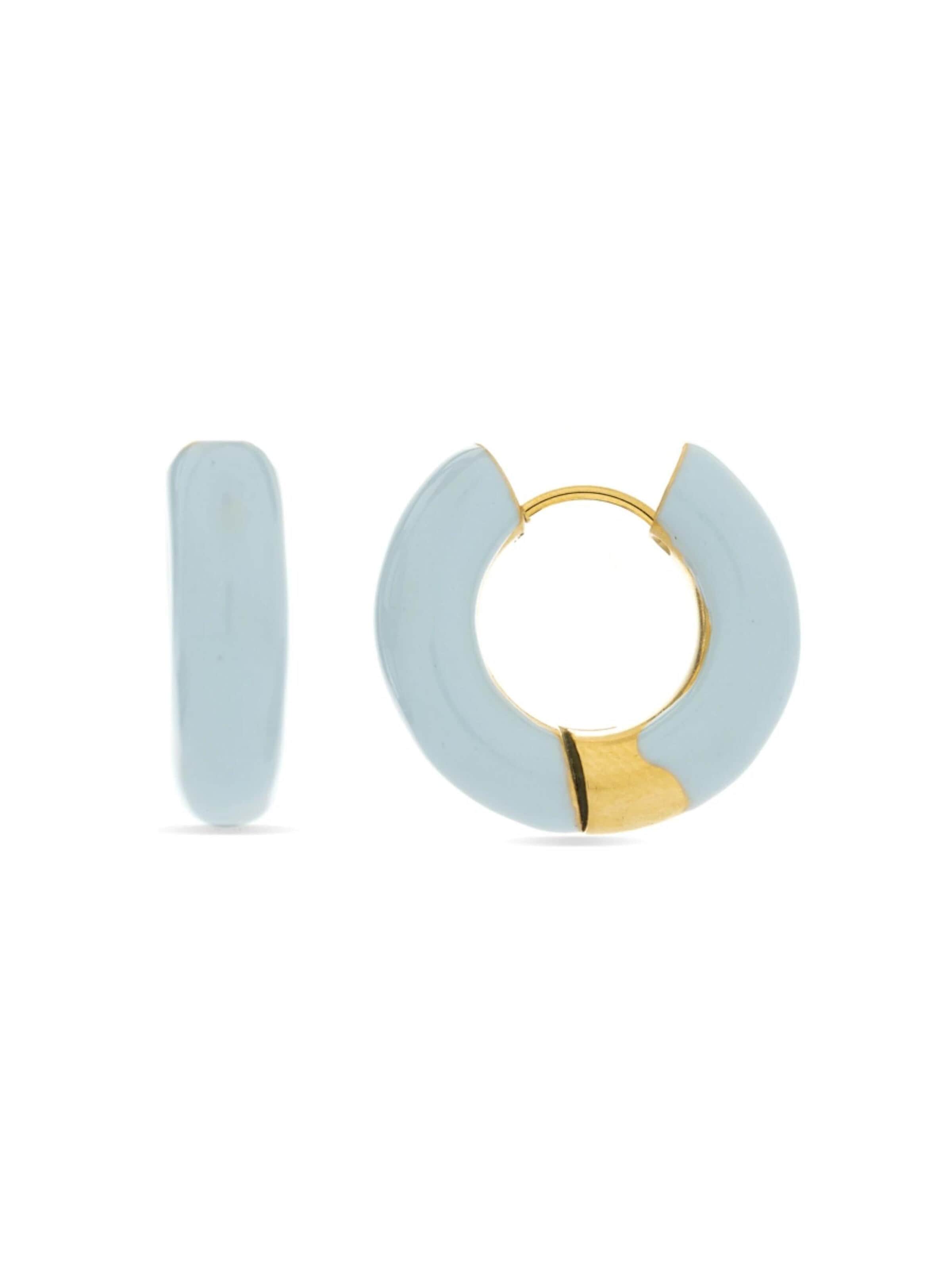 LUXBYLUX Earrings in Blue: front