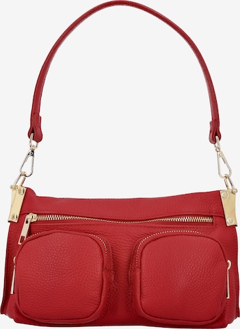 sarkans faina Pleca soma: no priekšpuses