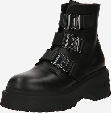 Tommy Jeans Bootie in Black: front