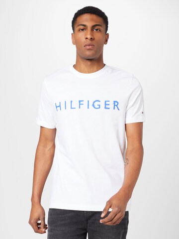 Maglietta di TOMMY HILFIGER in bianco: frontale