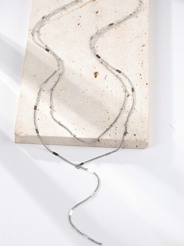 Hey Happiness Ketting 'Lariat' in Zilver