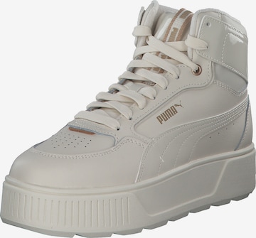 PUMA High-Top Sneakers in White: front