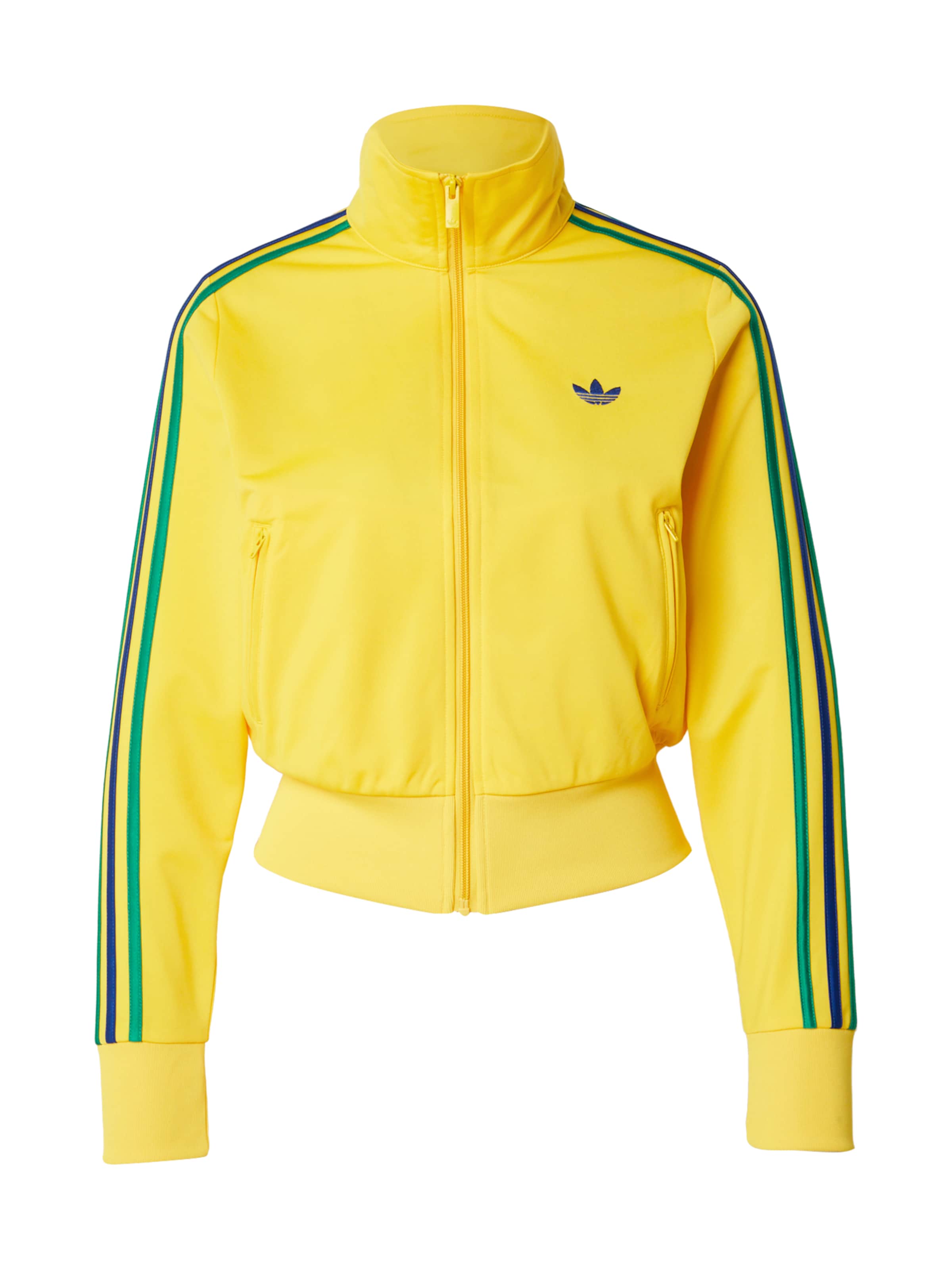 ADIDAS ORIGINALS Collegetakki 'Firebird Classic' värissä laivastonsininen / keltainen / vihreä, Tuotenäkymä