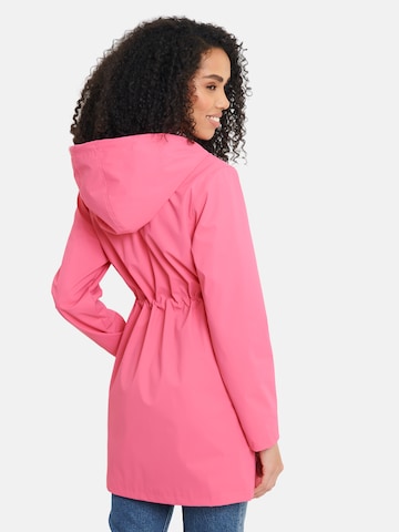 Threadbare Between-seasons coat 'Suzanna' in Pink