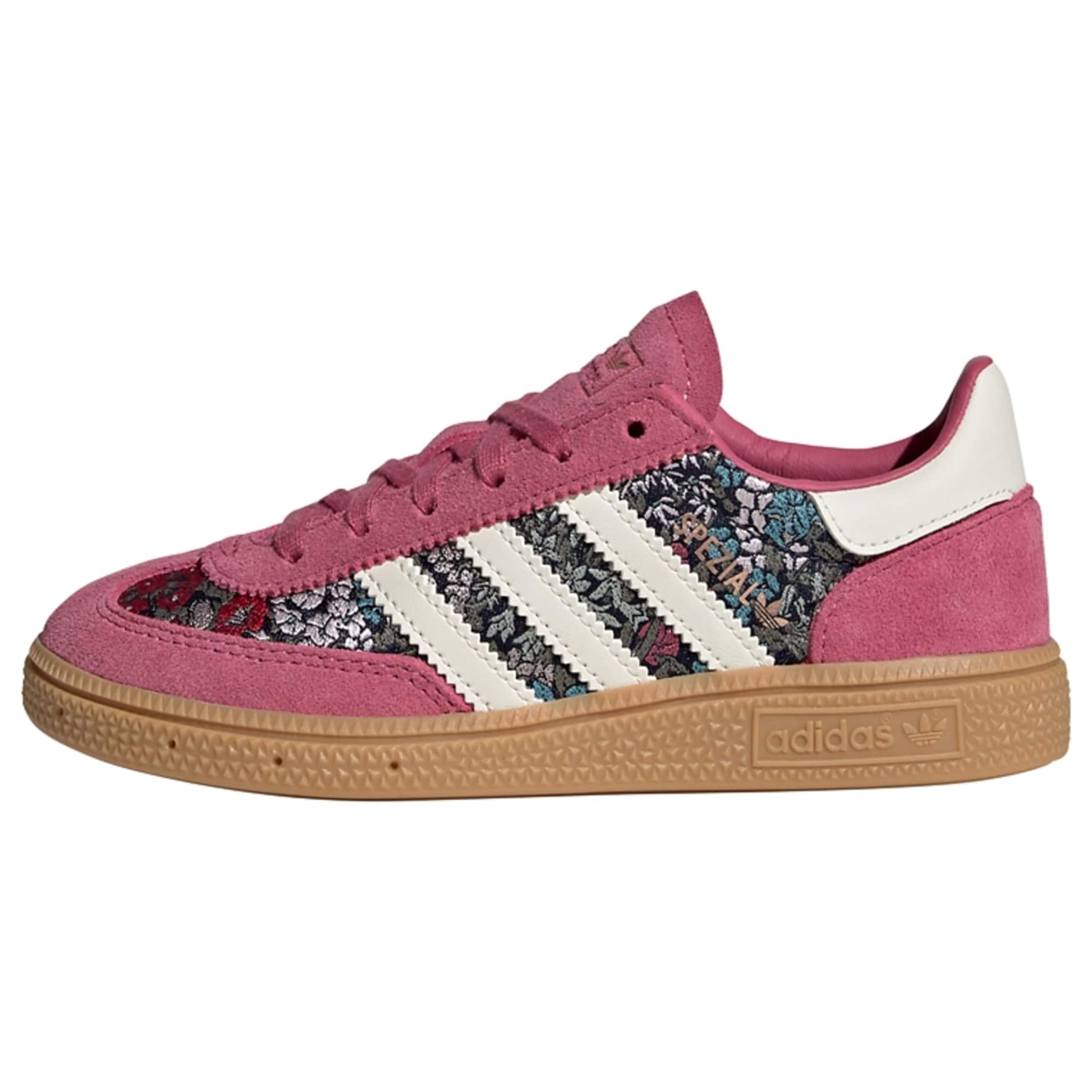 ADIDAS ORIGINALS Trainers 'Adidas x Liberty Handball Spezial' in Red: front