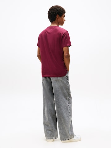 T-Shirt 'ESSENTIAL' Tommy Jeans en rouge