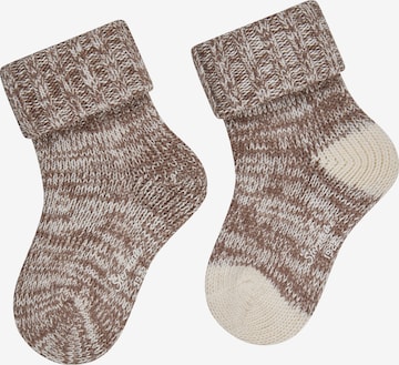 STERNTALER Socks in Brown: front