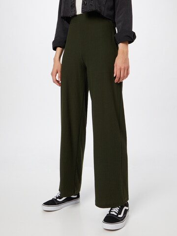 Wide Leg Pantalon 'Nella' ONLY en vert : devant