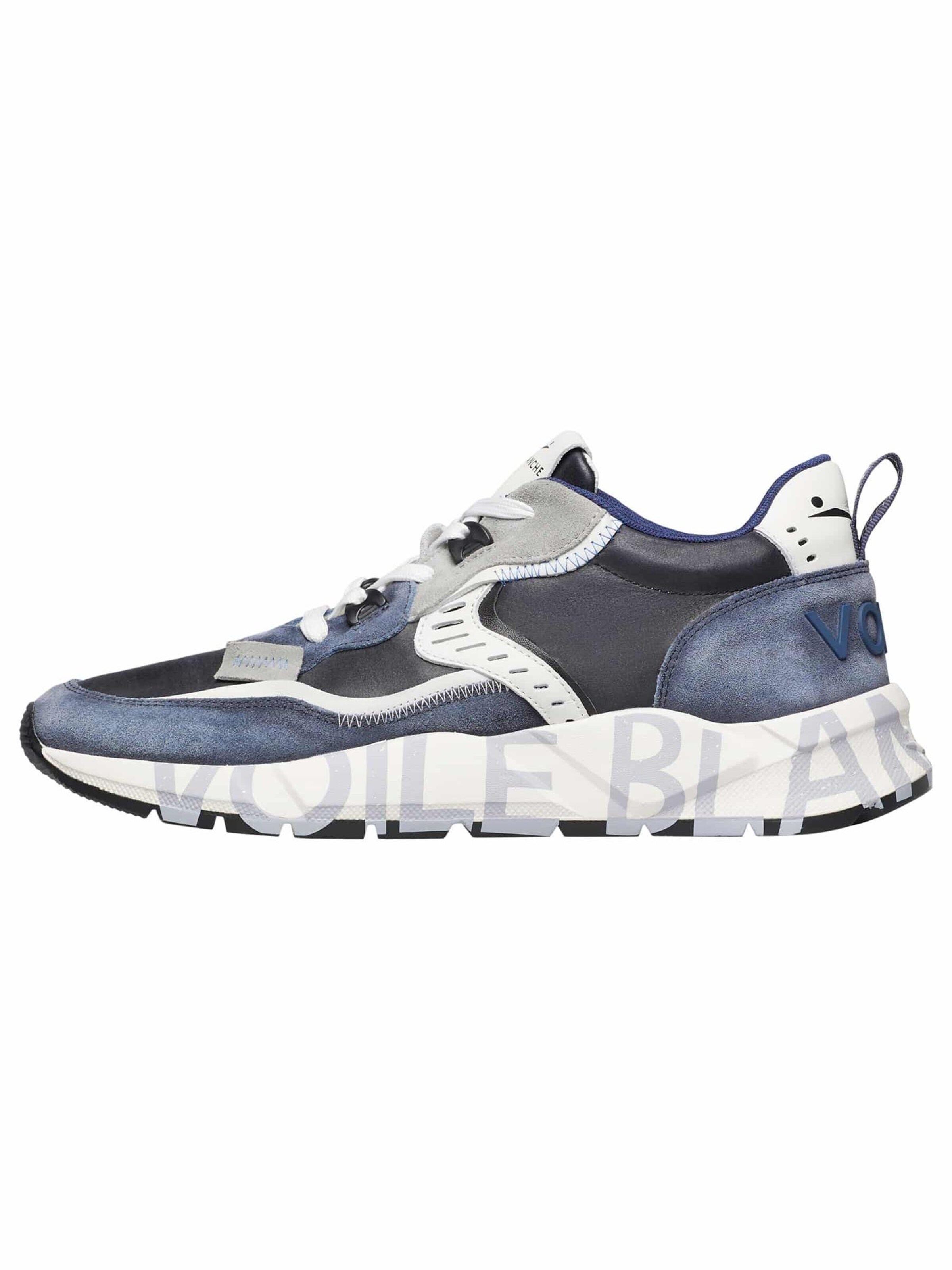 Voile blanche Platform trainers 'CLUB01.' in Blue