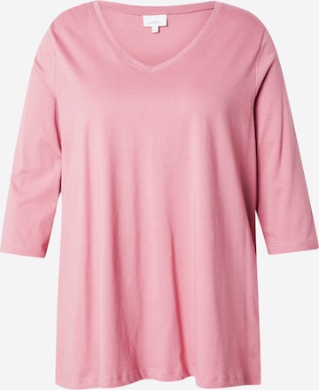 ONLY Carmakoma - Camiseta 'CARBONNIE' en rosa: frente