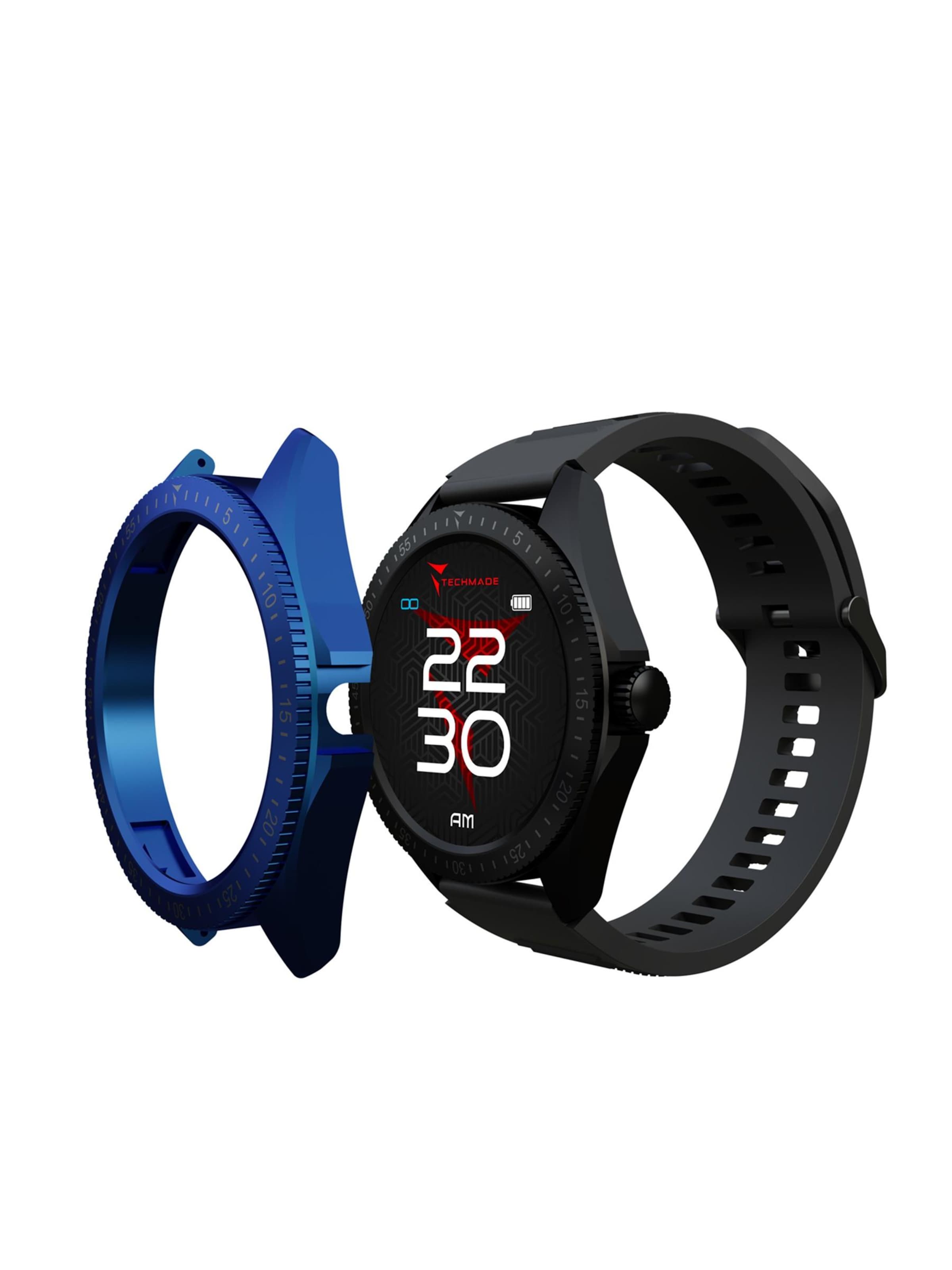 Techmade Digitaluhr 'SmartWatch ROCKS'‌‌‌‌‌‌ in Schwarz: Vorderseite