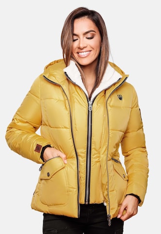 NAVAHOO Zimná bunda 'Megan' - Žltá