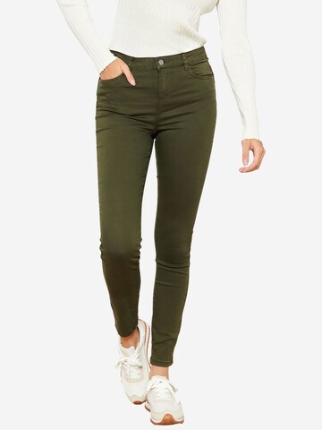 Skinny Pantaloni de la LolaLiza pe verde