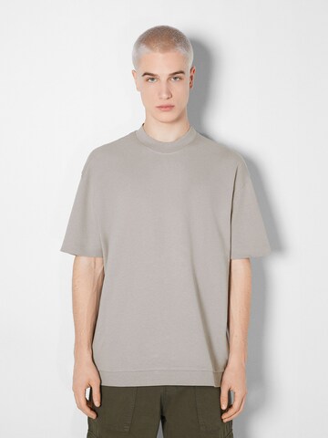 Bershka T-Shirt in Grau: predná strana