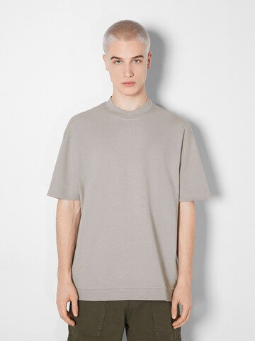 Bershka Shirt in Grijs: voorkant