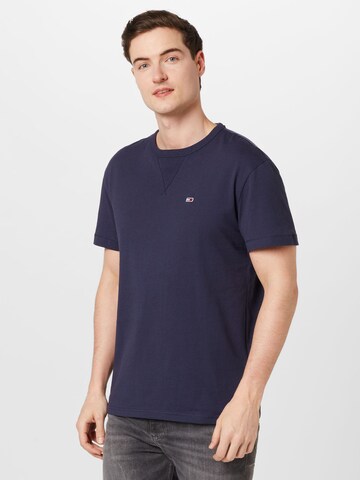 Tommy Jeans T-shirt i blå: framsida